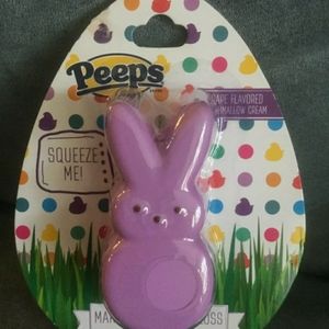 PEEPS PURPLE BUNNY GRAPE FLAVORED MARSHMALLOW CREAM LIP GLOSS 0.08 OZ